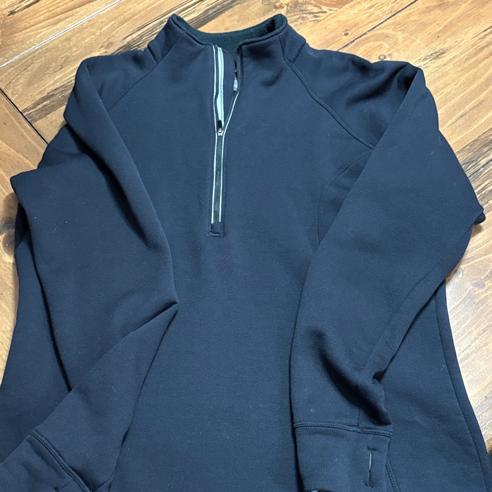 REI women’s Dark 1/4 Zip-Up Sweater